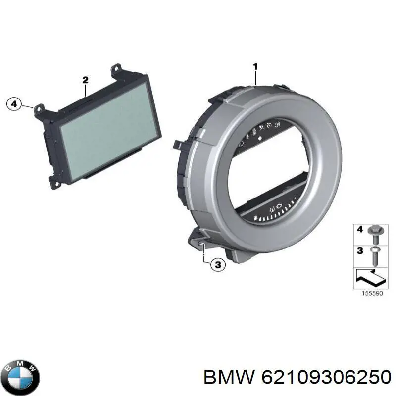 62109306250 BMW Щиток приборов