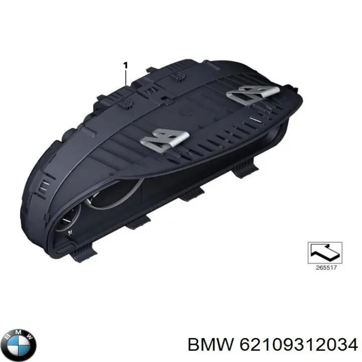 Купить 62109265151 BMW Панель приборов
