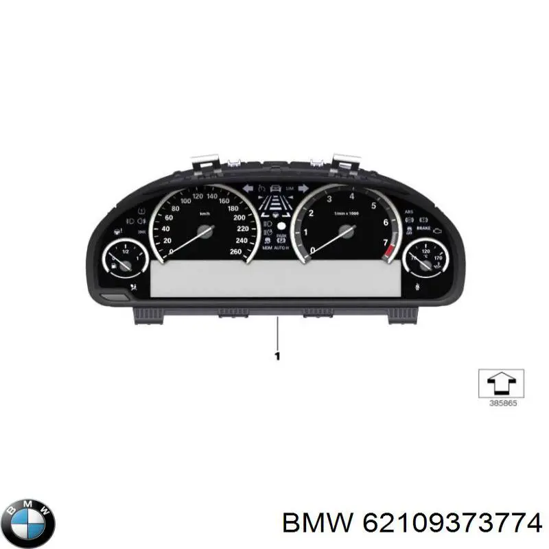 62109373774 BMW Щиток приборов
