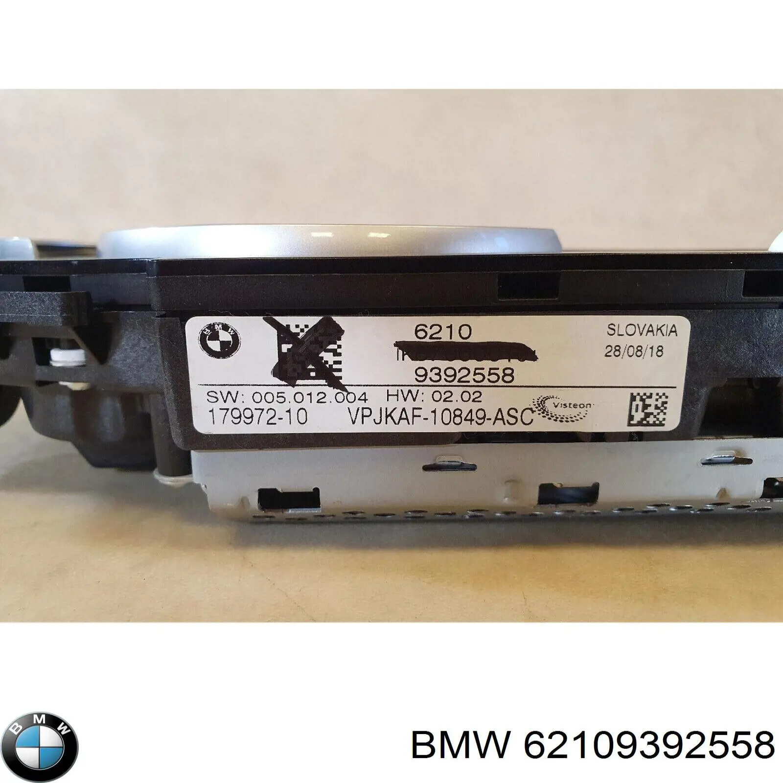 Приборная доска (щиток приборов) BMW 62109392558 цена, от 38.01 USD