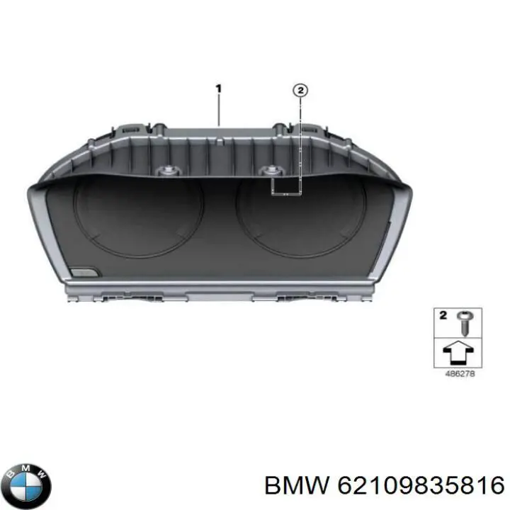62109835816 BMW Щиток приборов