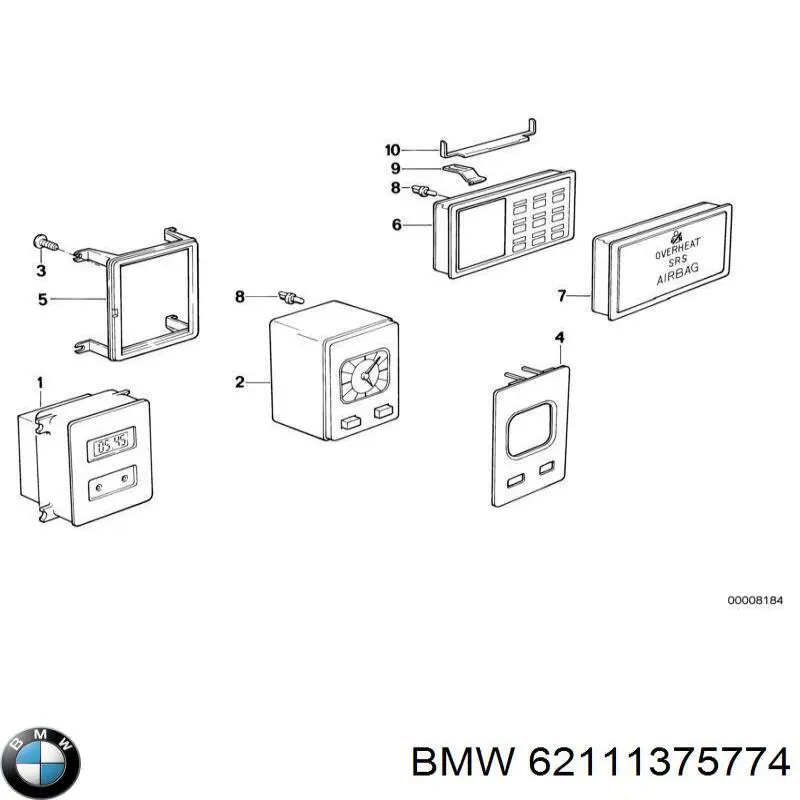 Купить 62111375774 BMW Лампочка ближнего света