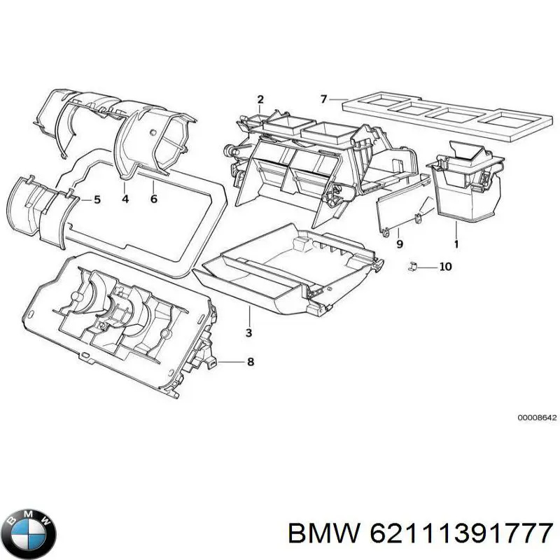  BMW 62111391777
