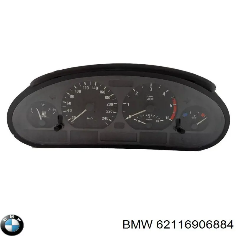 62116985645 BMW приборная доска (щиток приборов)