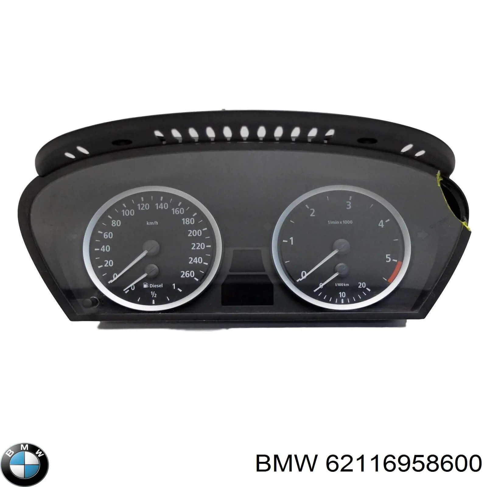 Приборная доска (щиток приборов) BMW 62116958600