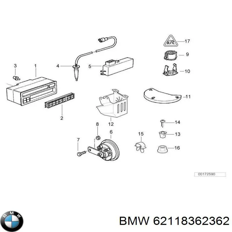 Купить 62118362362 BMW Панель приборов