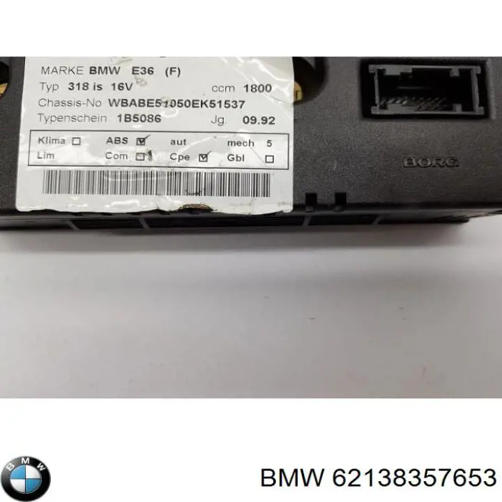 Unidade de controlo dos modos de aquecimento/condicionamento BMW 3 preço, a partir de 69,88 USD