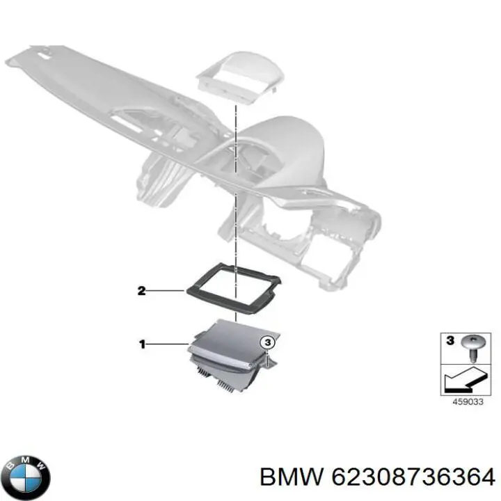 62308736364 BMW Дисплей-проекции на лобовое стекло