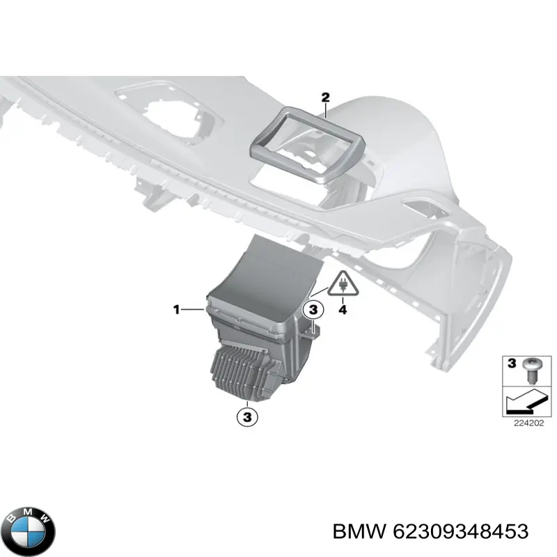 62309348453 BMW Дисплей-проекции на лобовое стекло