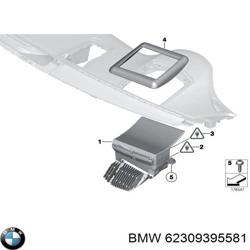 62309395581 BMW Дисплей-проекции на лобовое стекло