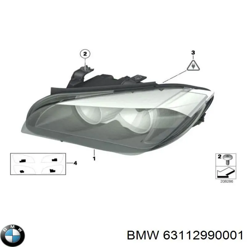 Фара левая BMW 63112990001 цена, от 61.05 USD