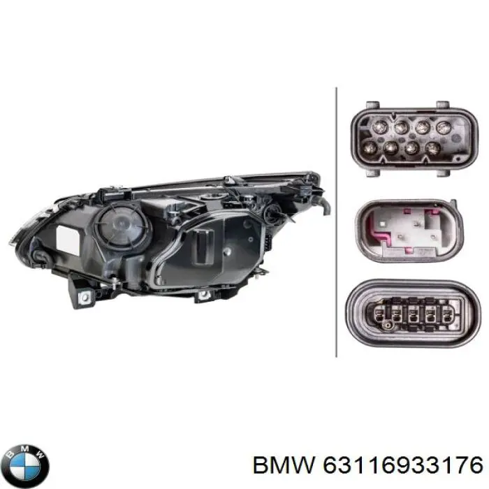 Правая фара BM0464913 Prasco