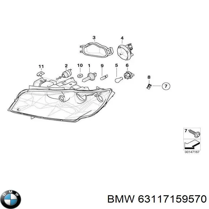 63117159570 BMW 