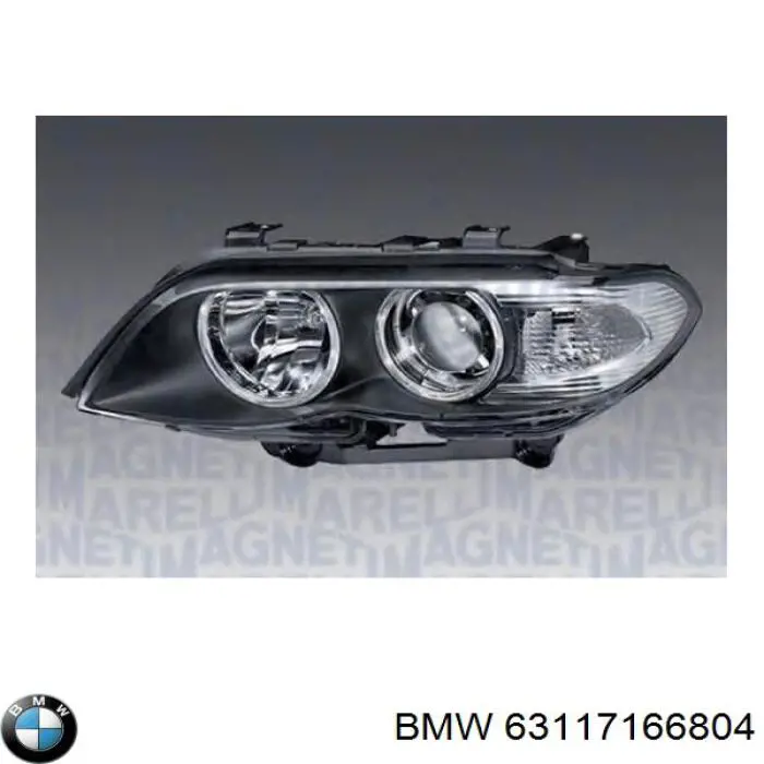 Правая фара 63117166804 BMW