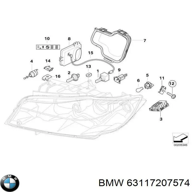  Корректор фар BMW 1 