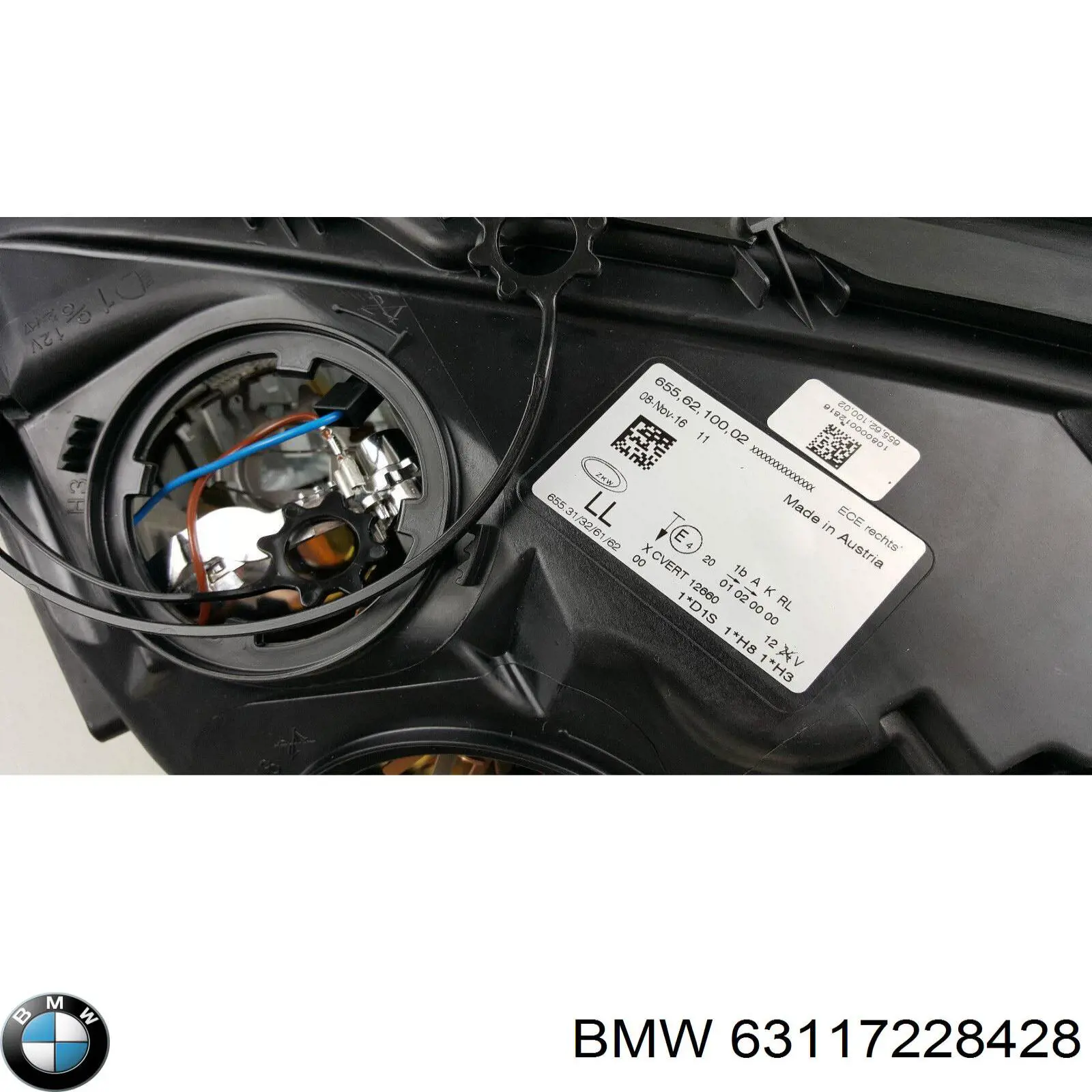 63117228428 BMW Фара передняя правая