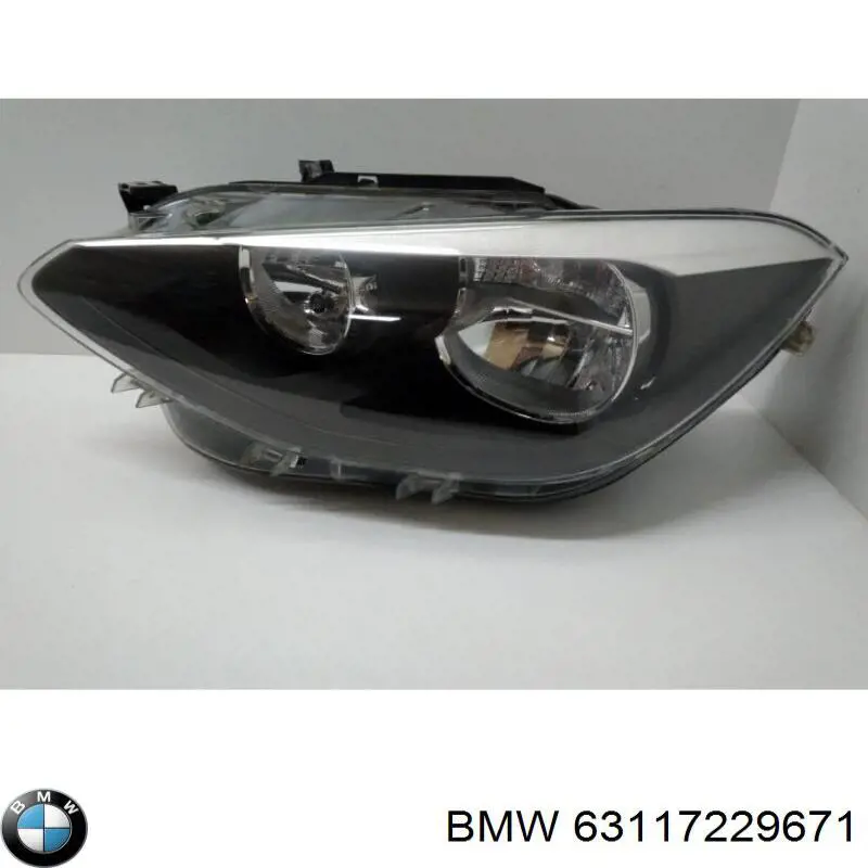 Левая фара 7229671 BMW
