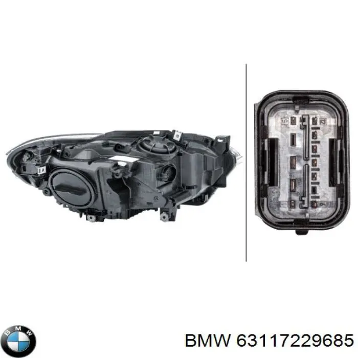 Левая фара 63117229685 BMW
