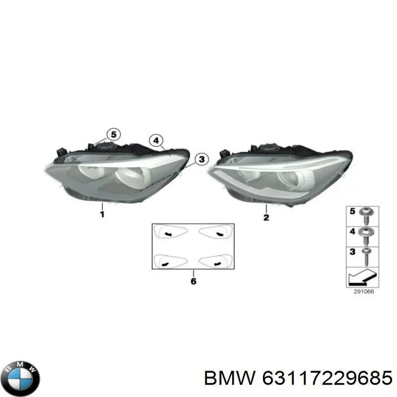 63117229685 BMW luz esquerda