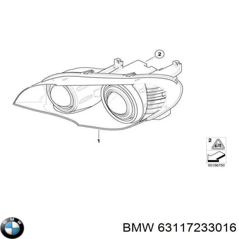 Фара правая 63117233016 BMW