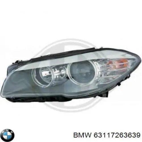 Купить 63117263639 BMW Фара левая передняя