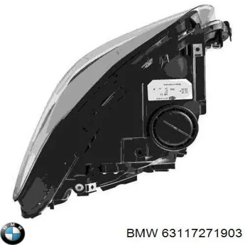 Левая фара 1ZS010131651 HELLA