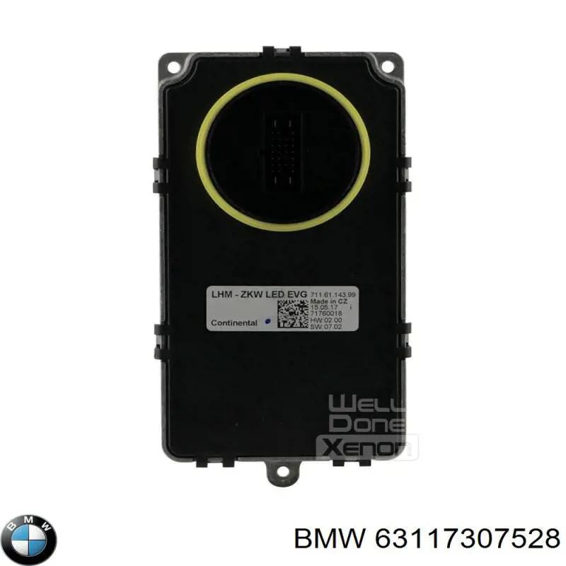 Модуль управления светом фар BMW 63117307528 цена, от 196.65 USD