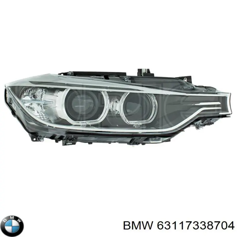 Правая блок фара BMW 63117338704 цена, от 440.15 USD
