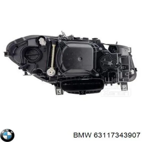 Левая фара 7343907 BMW
