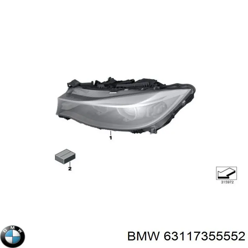  63117355552 BMW