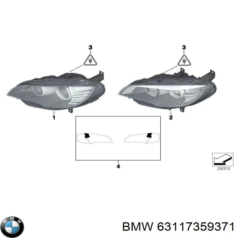 63117359371 BMW luz esquerda