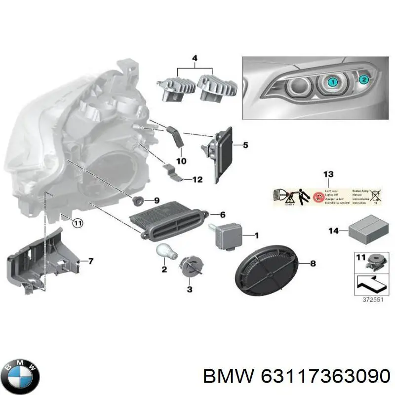  63117363090 BMW