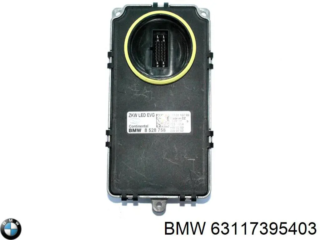 63117395403 BMW módulo de direção (centralina eletrônica das luzes)