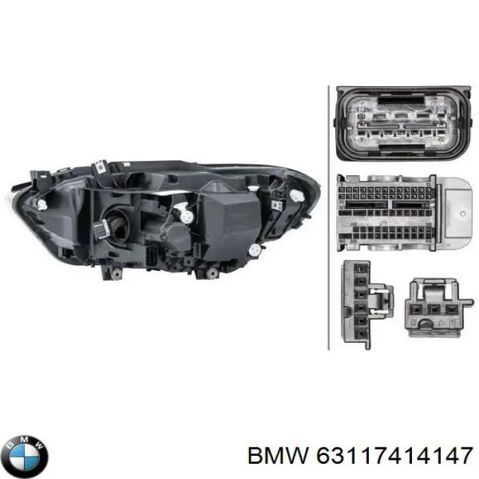 Фара левая BMW 63117414147 цена, от 2066.71 USD