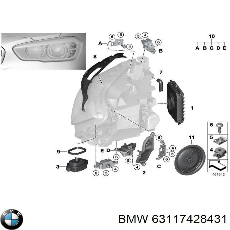 63117428431 BMW 