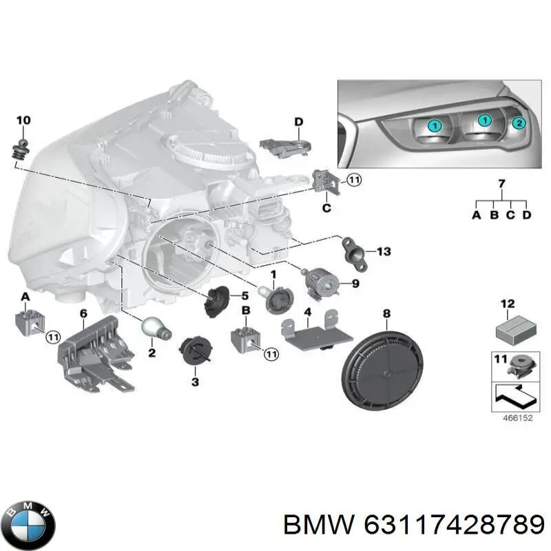  63117428789 BMW