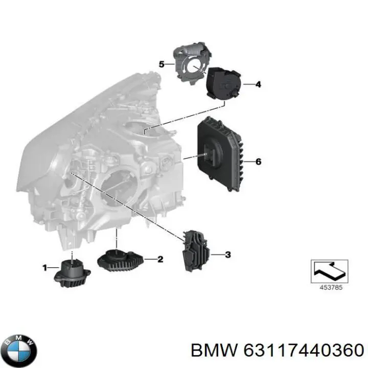  BMW 63117440360 цена, от 42.33 USD