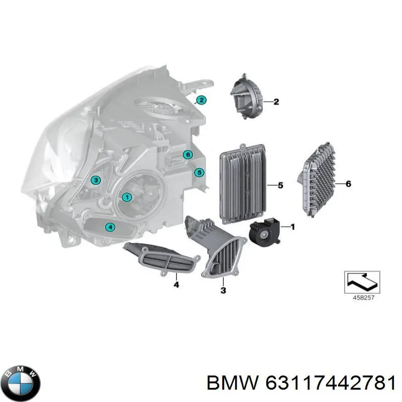  63117442781 BMW