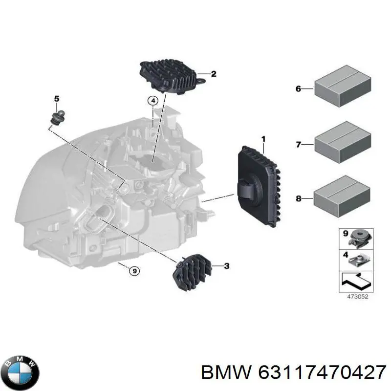 63117470427 BMW 