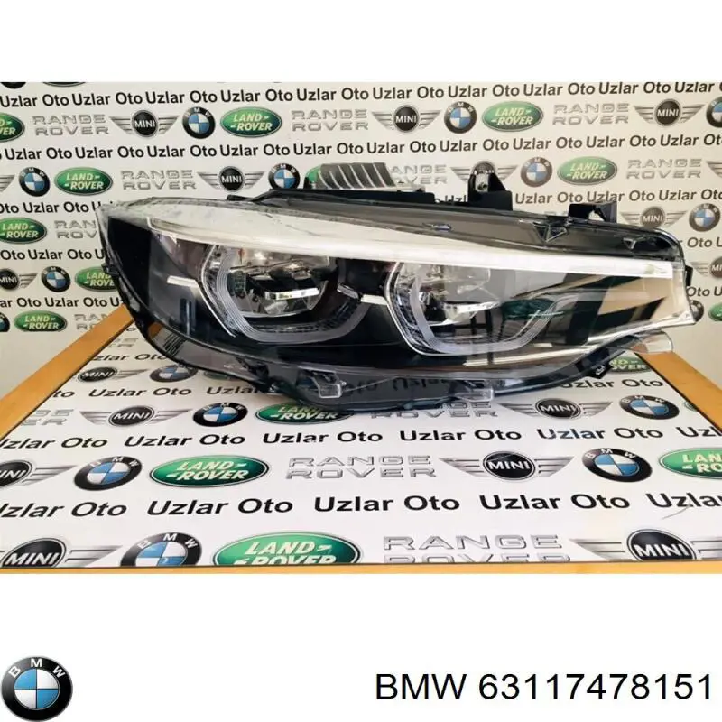 Левая фара 63117478151 BMW