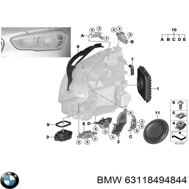  63118494844 BMW