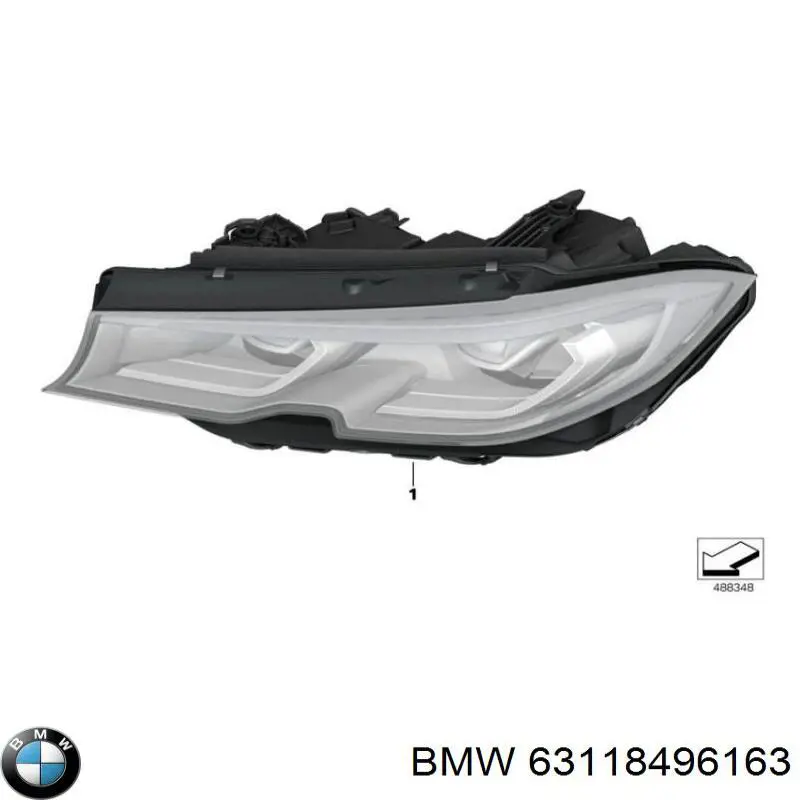  BMW 63118496163 цена, от 971.36 USD