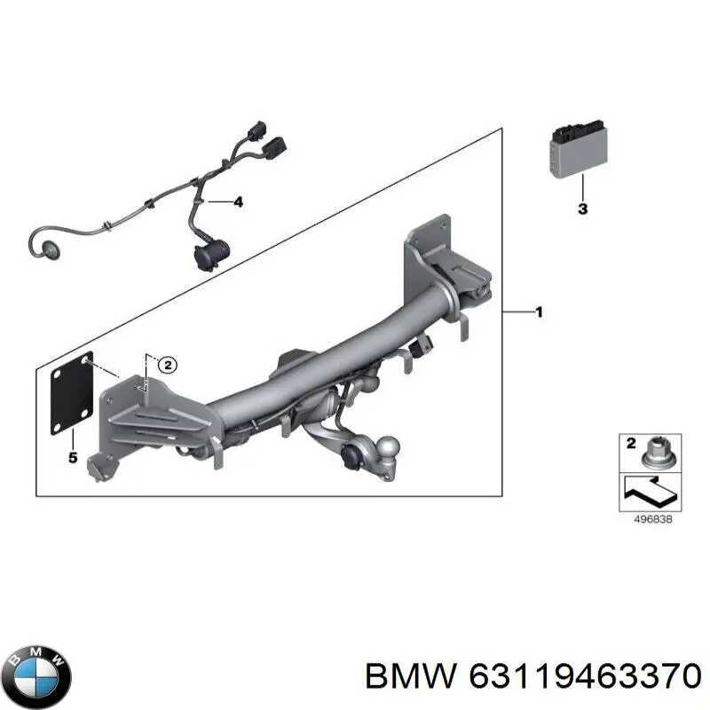 BMW 63119463370 цена, от 205.81 USD