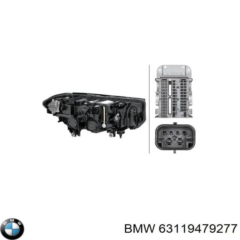 Фара левая BMW 63119479277 цена, от 633.47 USD