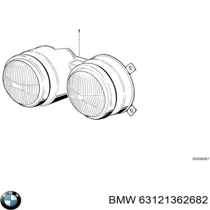 Luz direita para BMW 3 (E21)