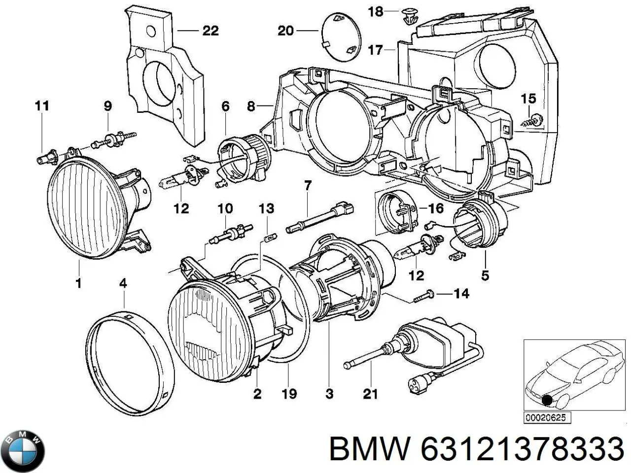  63121378333 BMW