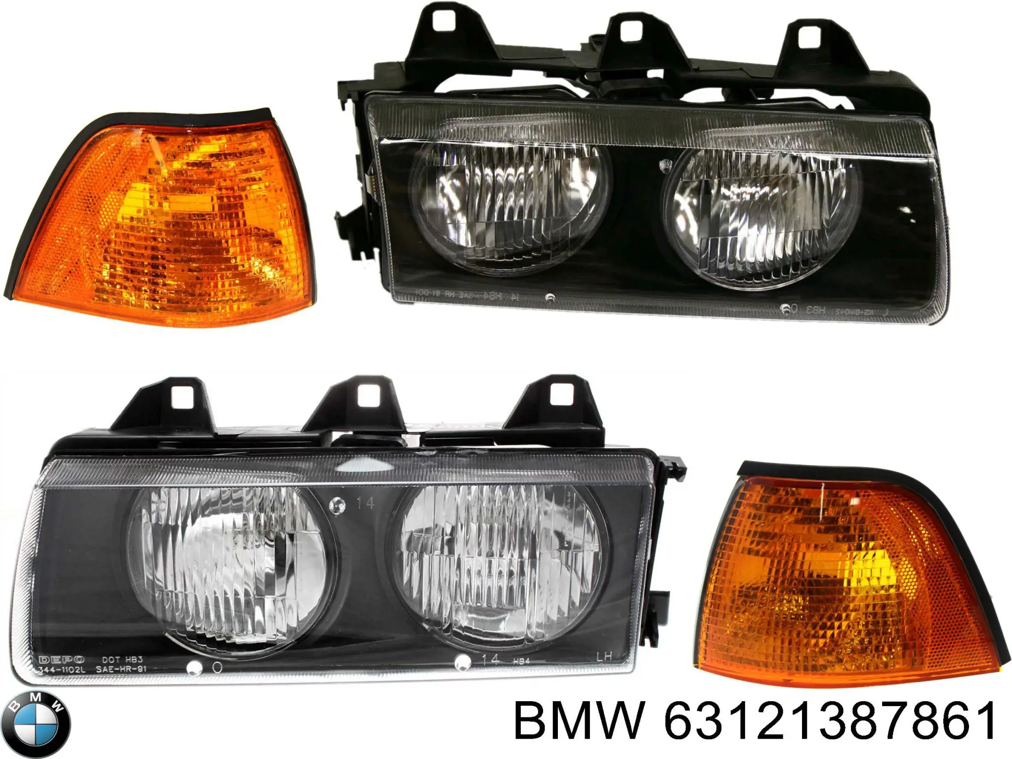 63121387861 BMW Фара