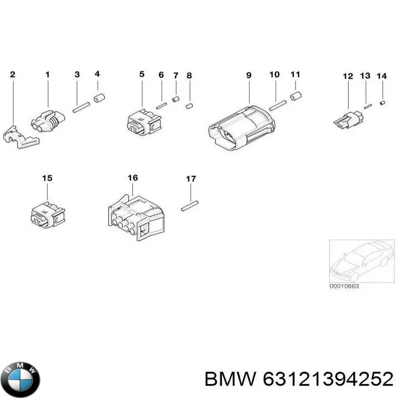  BMW 63121394252