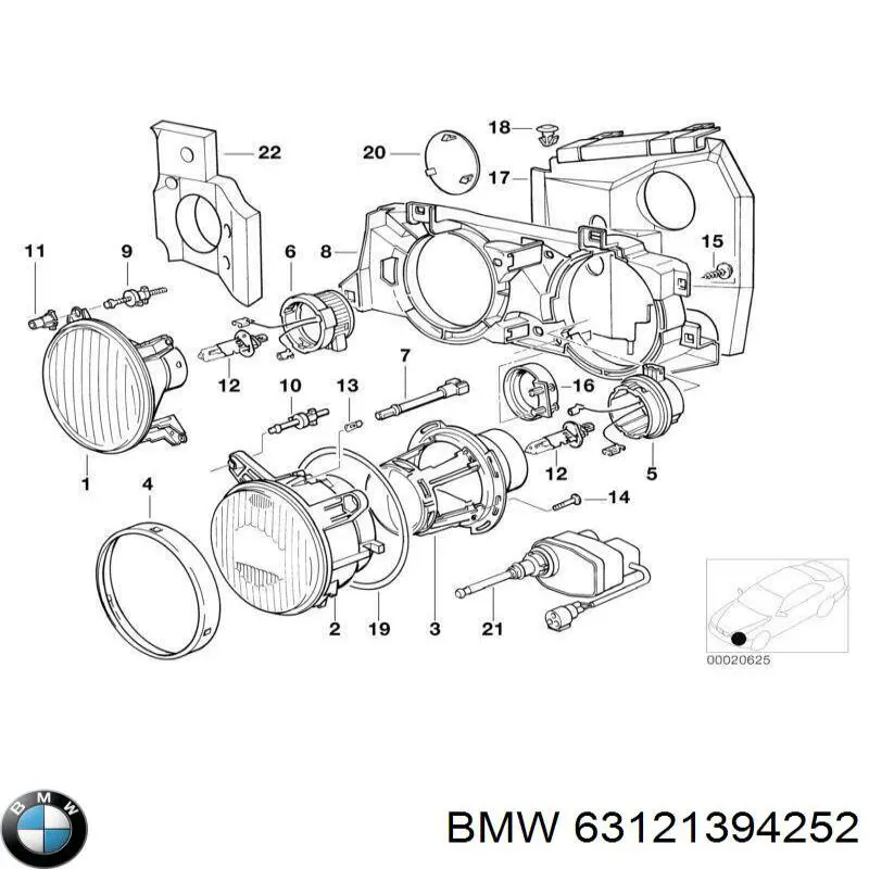  BMW 63121394252 цена, от 6.97 USD