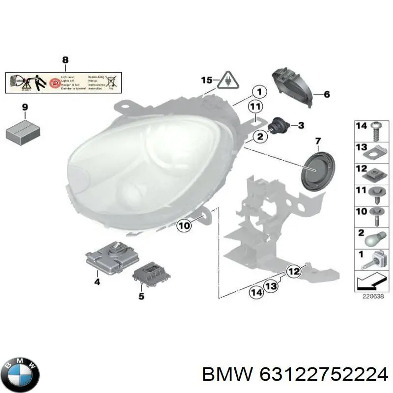 63122752224 BMW 